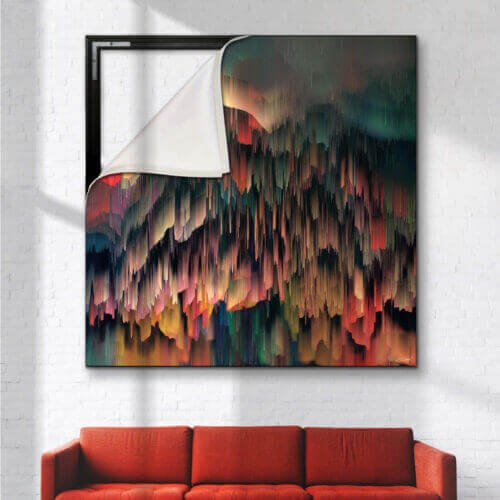 Interchangeable prints in huge sizes